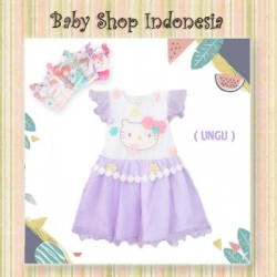 dress hk pink ungu  large